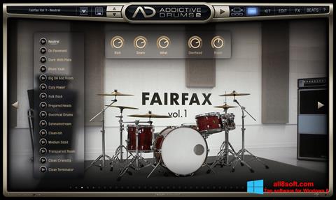 لقطة شاشة Addictive Drums لنظام التشغيل Windows 8