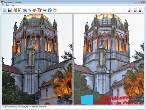 لقطة شاشة FotoSketcher لنظام التشغيل Windows 8