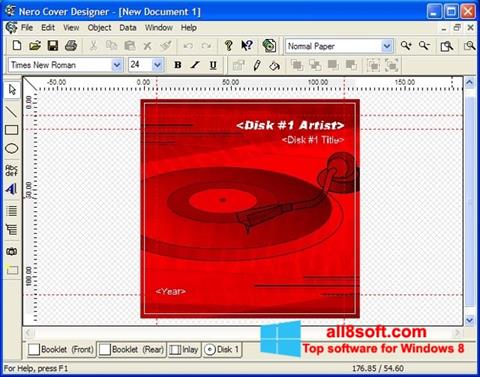 لقطة شاشة Nero Cover Designer لنظام التشغيل Windows 8
