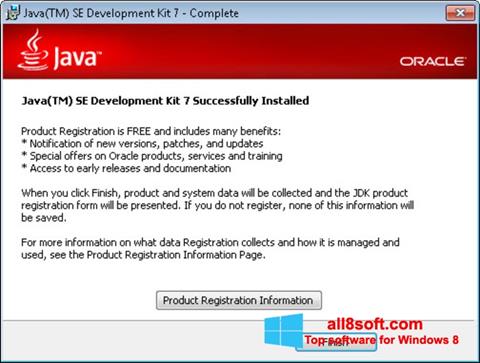 لقطة شاشة Java لنظام التشغيل Windows 8