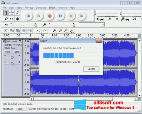 لقطة شاشة Lame MP3 Encoder لنظام التشغيل Windows 8