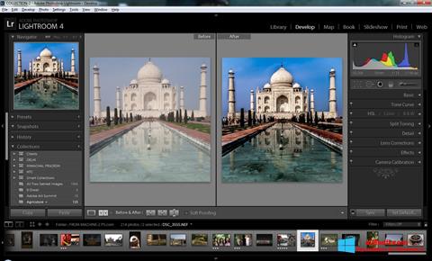 لقطة شاشة Adobe Photoshop Lightroom لنظام التشغيل Windows 8