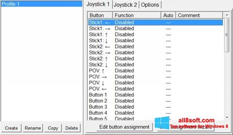 لقطة شاشة JoyToKey لنظام التشغيل Windows 8