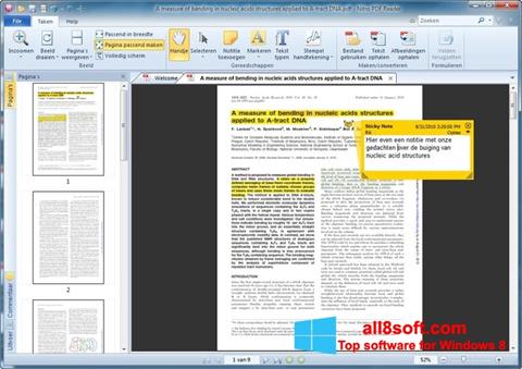 لقطة شاشة Nitro PDF Reader لنظام التشغيل Windows 8