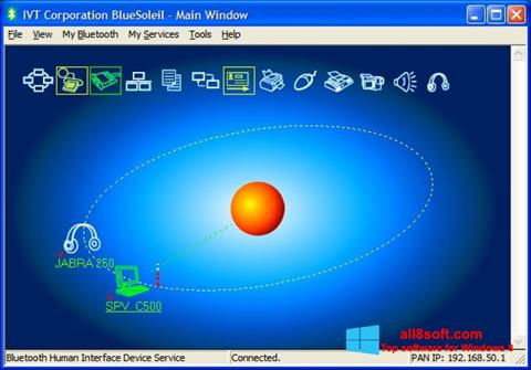 لقطة شاشة BlueSoleil لنظام التشغيل Windows 8