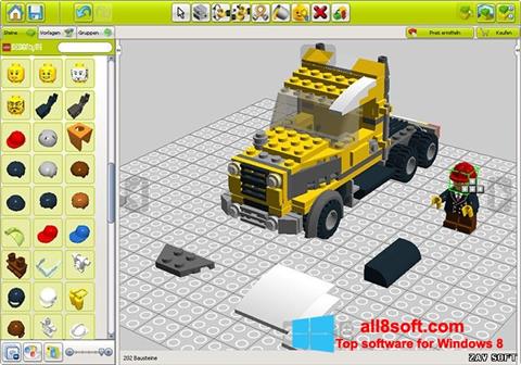 لقطة شاشة LEGO Digital Designer لنظام التشغيل Windows 8