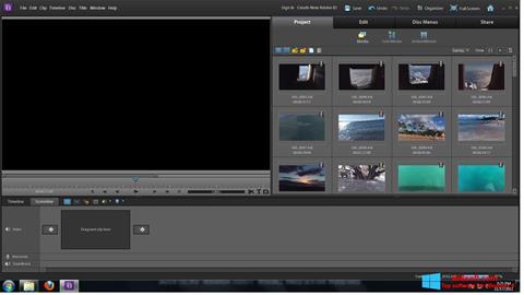 لقطة شاشة Adobe Premiere Elements لنظام التشغيل Windows 8