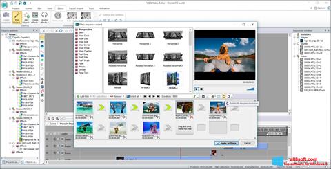 لقطة شاشة VSDC Free Video Editor لنظام التشغيل Windows 8