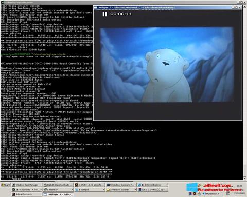 لقطة شاشة MPlayer لنظام التشغيل Windows 8