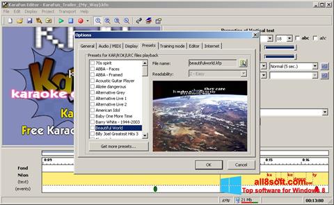 لقطة شاشة KaraFun لنظام التشغيل Windows 8