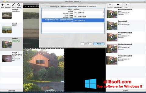 لقطة شاشة IP Camera Viewer لنظام التشغيل Windows 8