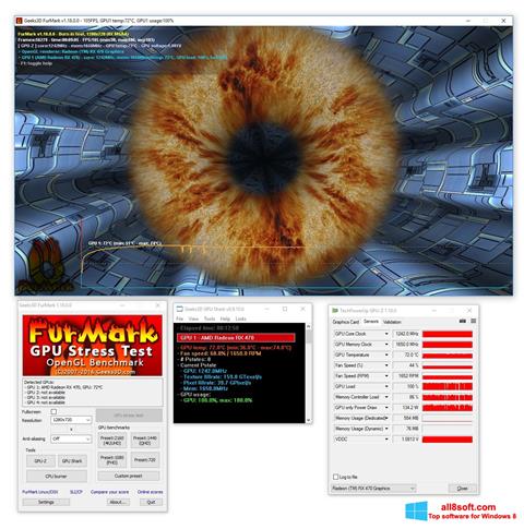 لقطة شاشة FurMark لنظام التشغيل Windows 8