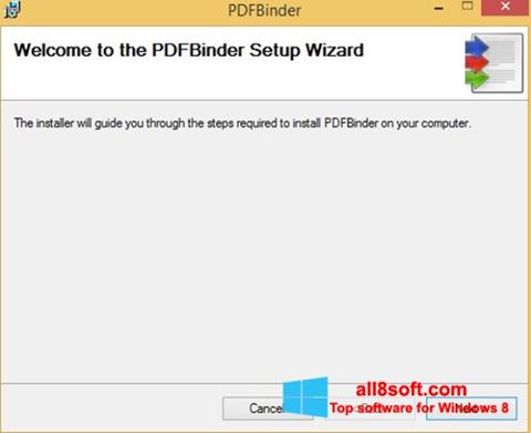 لقطة شاشة PDFBinder لنظام التشغيل Windows 8