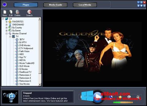 لقطة شاشة Online TV Live لنظام التشغيل Windows 8
