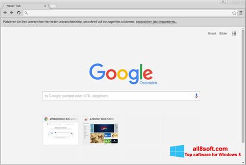 لقطة شاشة Google Chrome لنظام التشغيل Windows 8