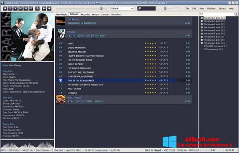 لقطة شاشة Foobar2000 لنظام التشغيل Windows 8
